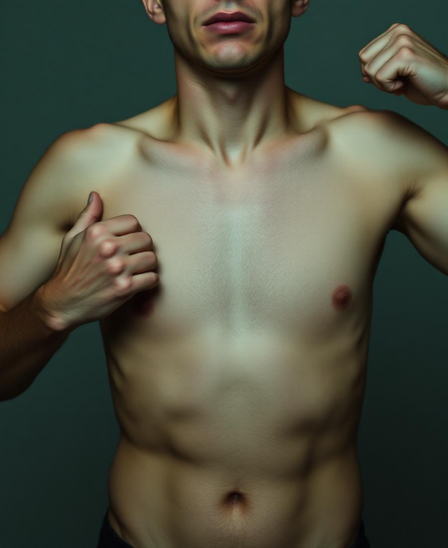 Persona con il corpo in allerta