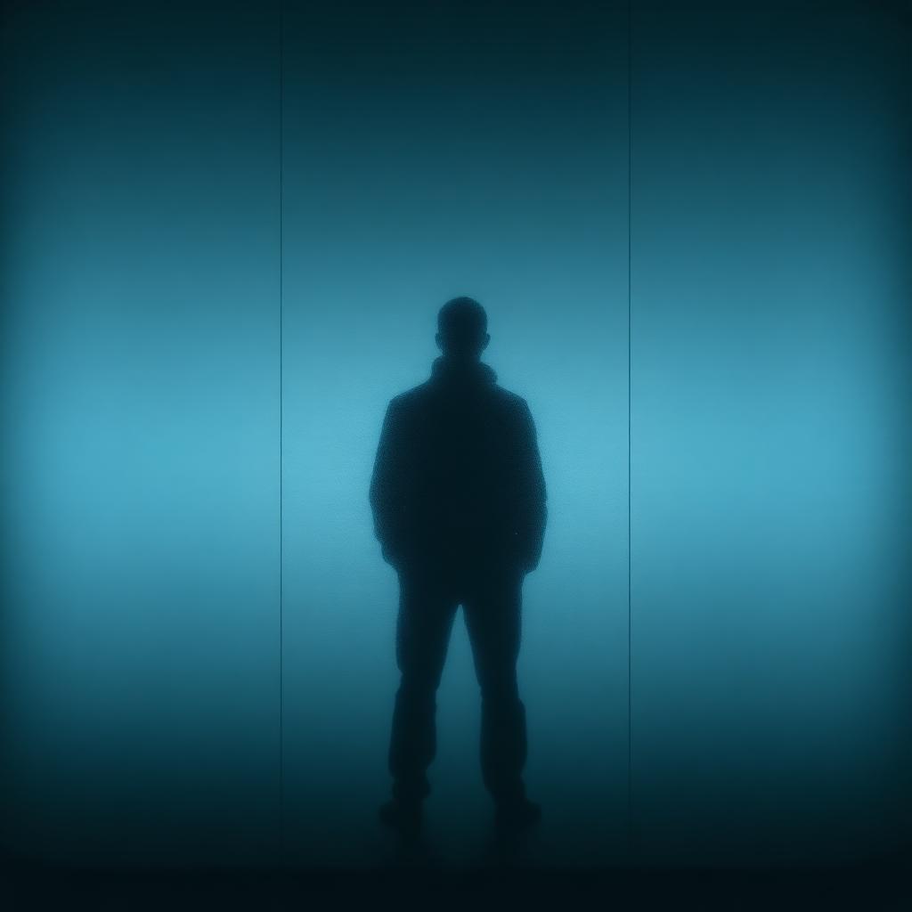 Persona isolata dietro un muro di giudizio