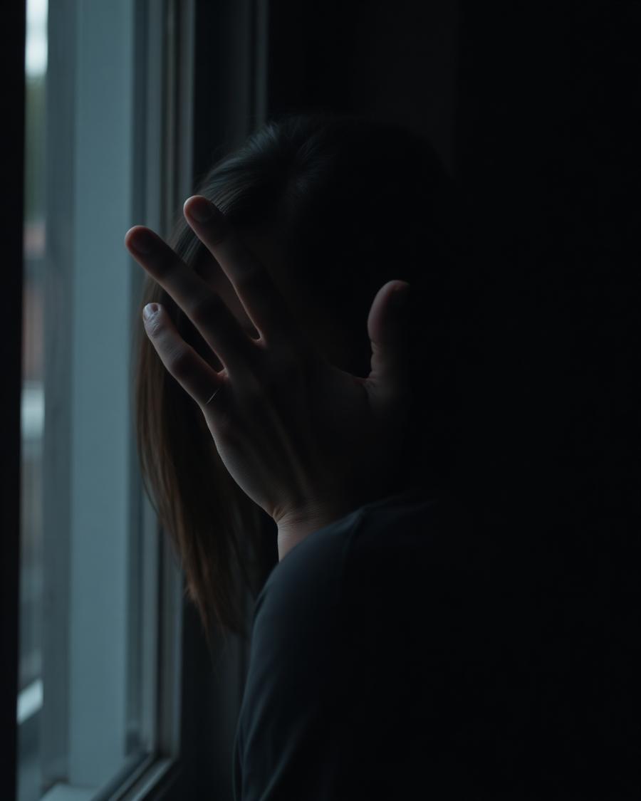 Persona che si nasconde per la vergogna